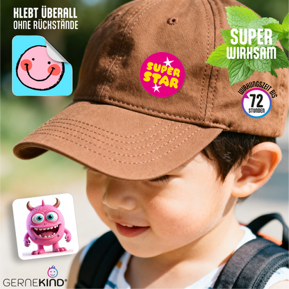 GERNEKIND Anti-Mücken-Sticker / LUCKY-Edition / 72 Stück