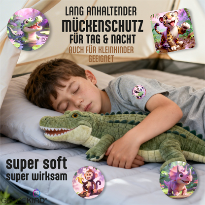 GERNEKIND Anti-Mücken-Sticker / JUNGLE-Edition / 48 Stück