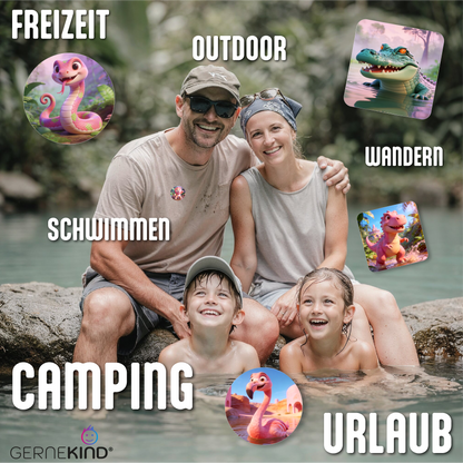 GERNEKIND Anti-Mücken-Sticker / JUNGLE-Edition / 48 Stück
