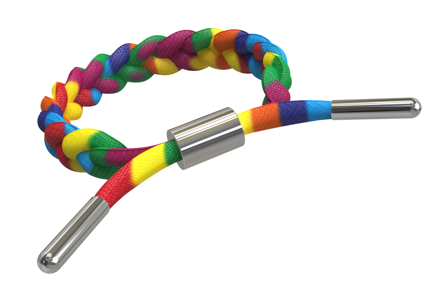 GERNEKIND Anti-Mücken-Armband / Microfaser / Regenbogen