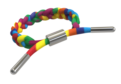 GERNEKIND Anti-Mücken-Armband / Microfaser / Regenbogen